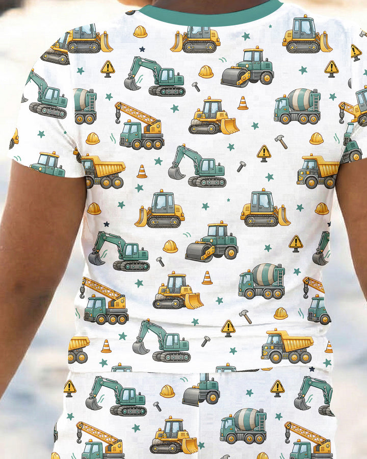Zweiteiliges, kurzärmliges Pyjama-Set mit Marienkäfern