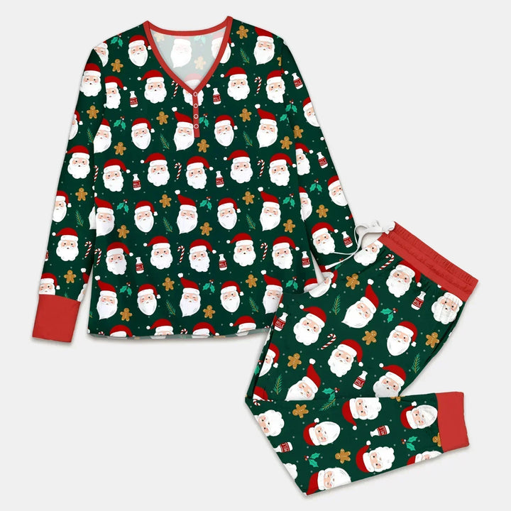 Christmas Sweet Santa Bamboo Women Pajama Set