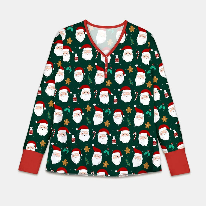 Christmas Sweet Santa Bamboo Women Pajama Set