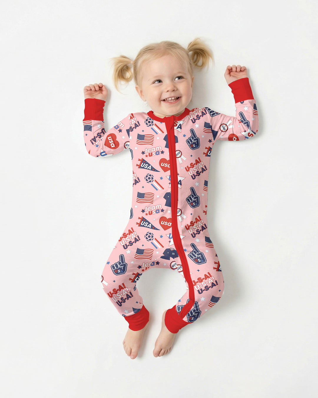 Soccer Party Team USA Bamboo Convertible Zippy
