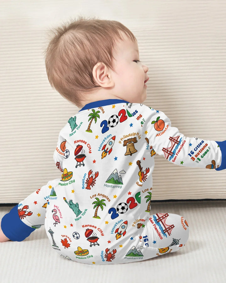 Gerippte Babykleidung mit individuellem Foto - Weich &amp; Skizzenhaft