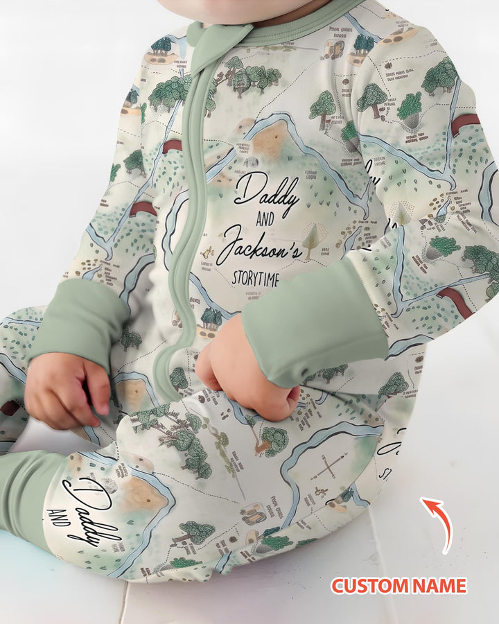Mommy Daddy And Me Bedtime Story Family Matching Bamboo Convertible Zippy