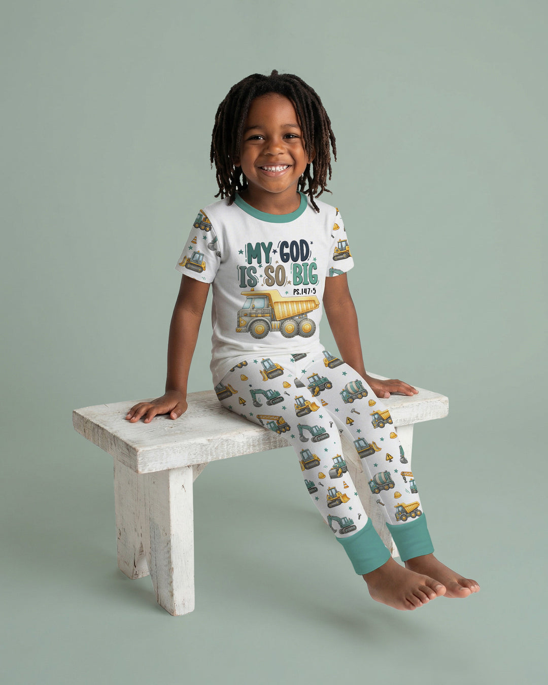 Zweiteiliges, kurzärmliges Pyjama-Set mit Marienkäfern