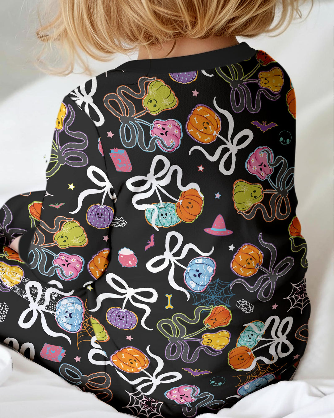 Jack-o'-lantern Coquette Bow Matching Bamboo Convertible Zippy