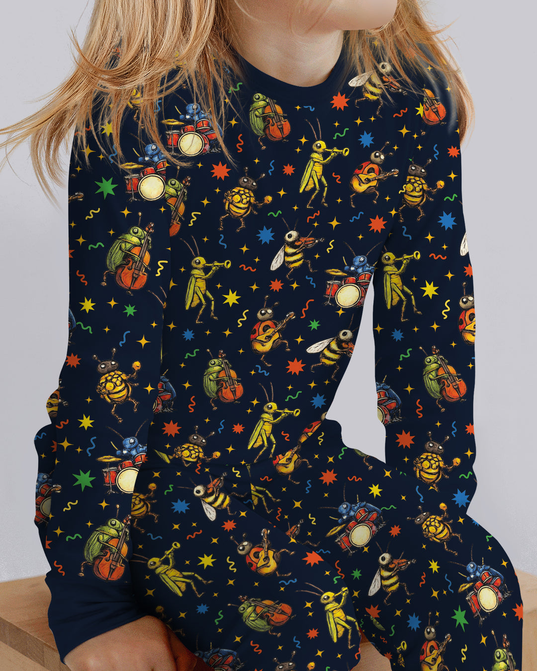 Bug Orchestra Bamboo Two Piece Long Sleeve Pajama Set