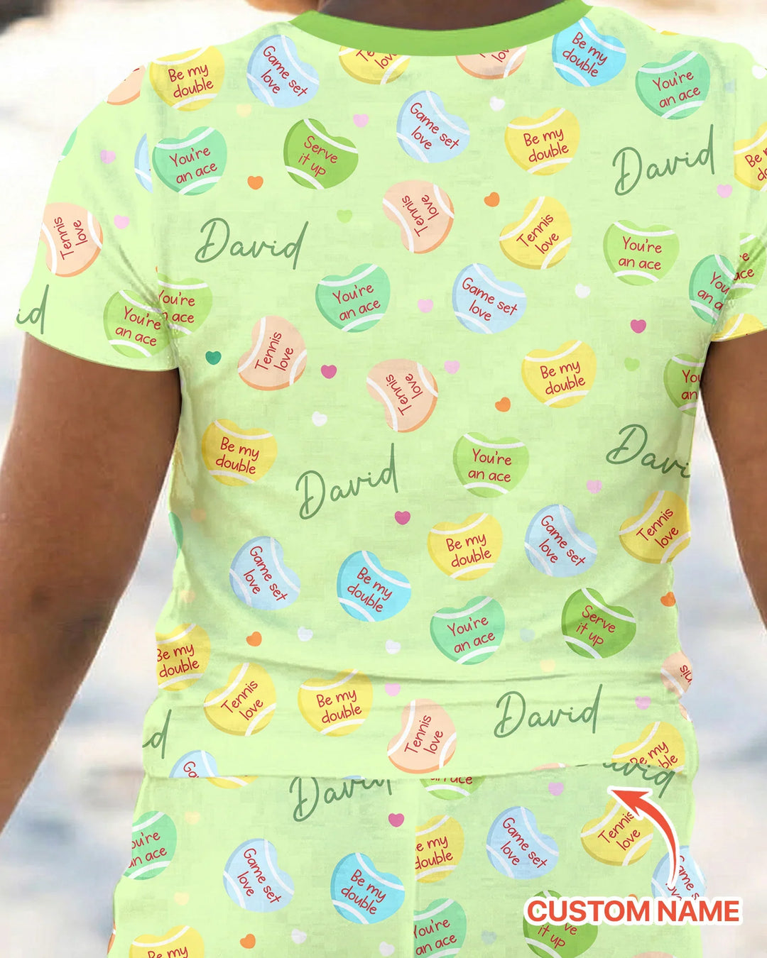 Zweiteiliges, kurzärmliges Pyjama-Set mit Marienkäfern