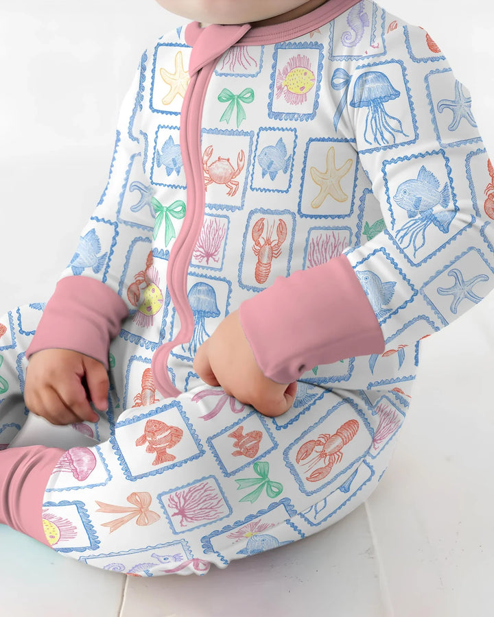 Gerippte Babykleidung mit individuellem Foto - Weich &amp; Skizzenhaft