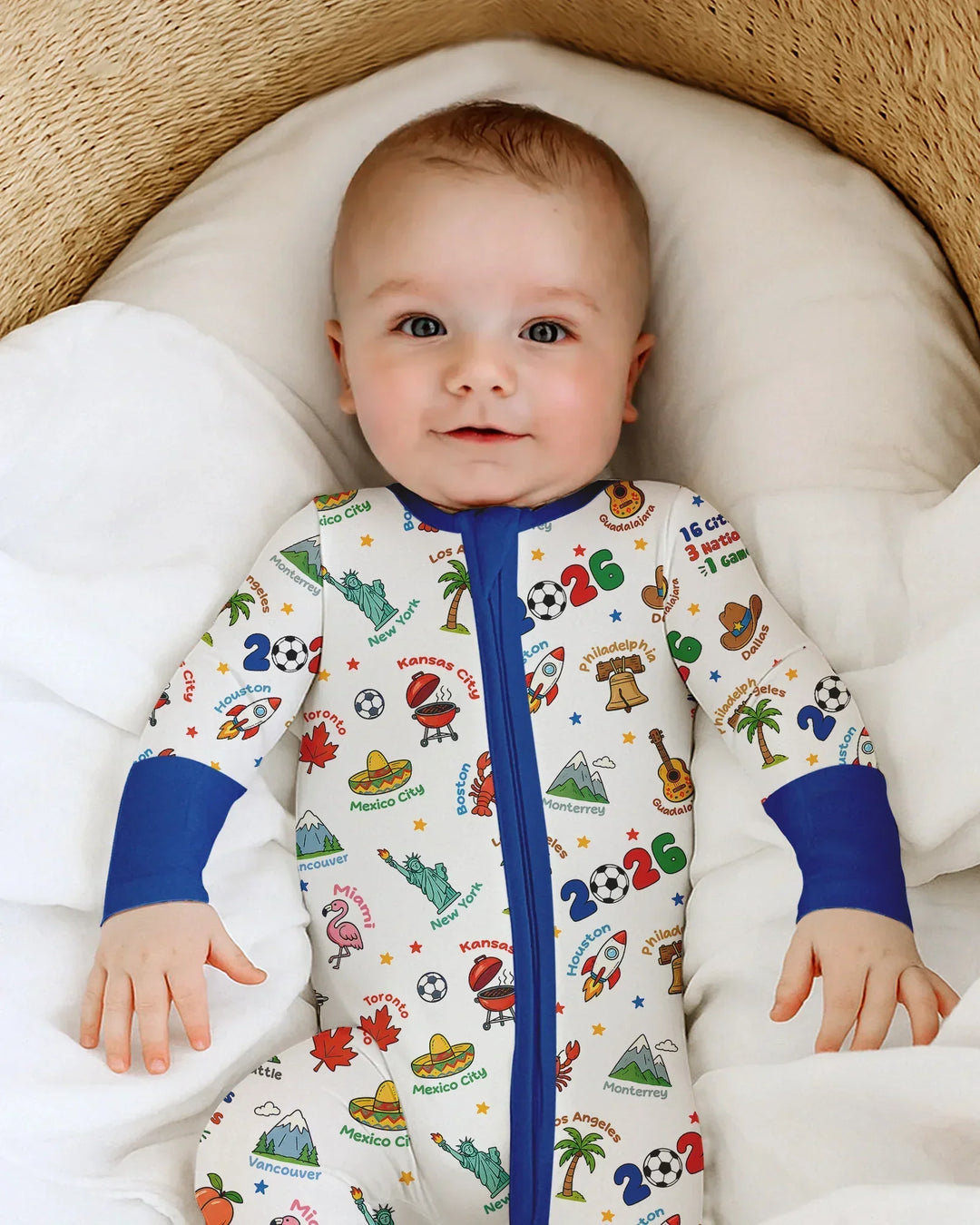 Gerippte Babykleidung mit individuellem Foto - Weich &amp; Skizzenhaft