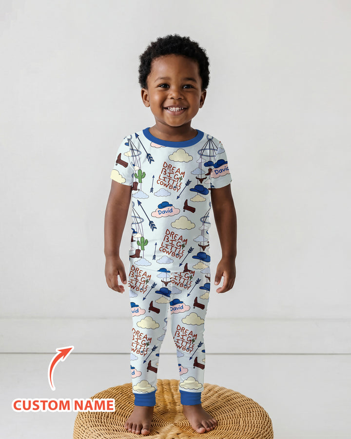 Zweiteiliges, kurzärmliges Pyjama-Set mit Marienkäfern