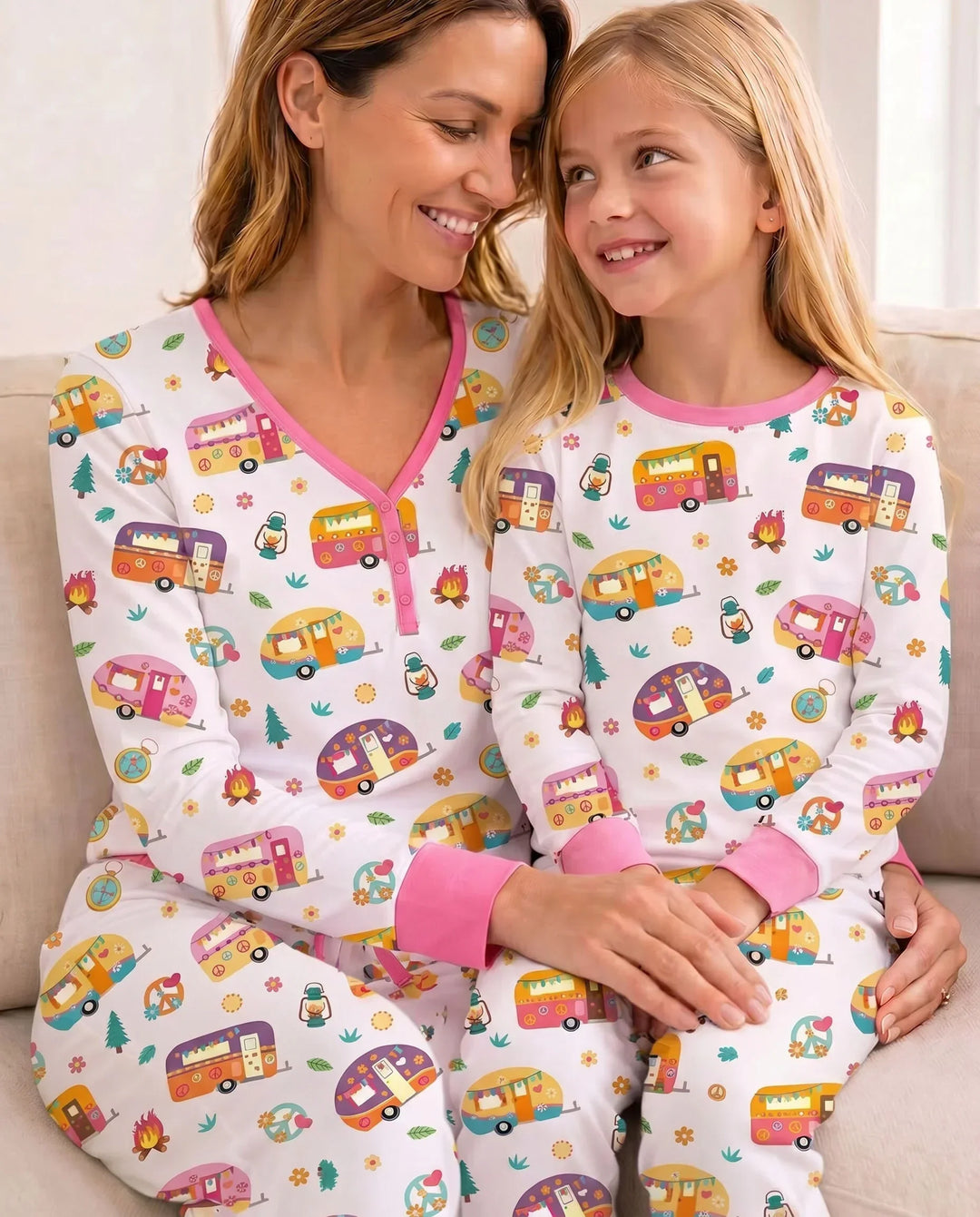 Happy Little Camper Women Pajama Set