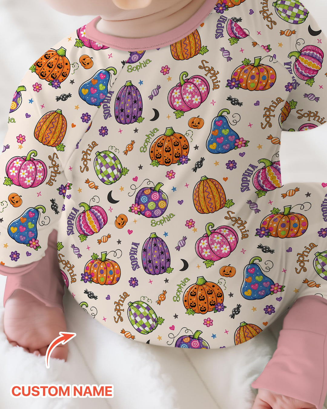 Gerippte Babykleidung mit individuellem Foto - Weich &amp; Skizzenhaft
