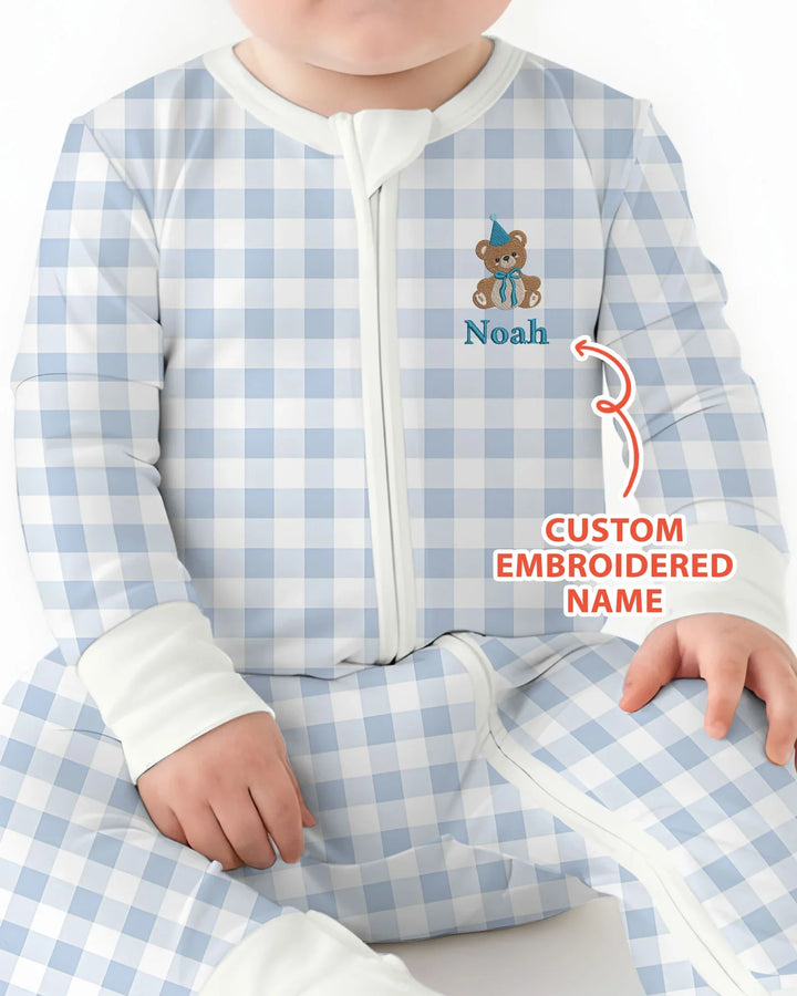 Gerippte Babykleidung mit individuellem Foto - Weich &amp; Skizzenhaft