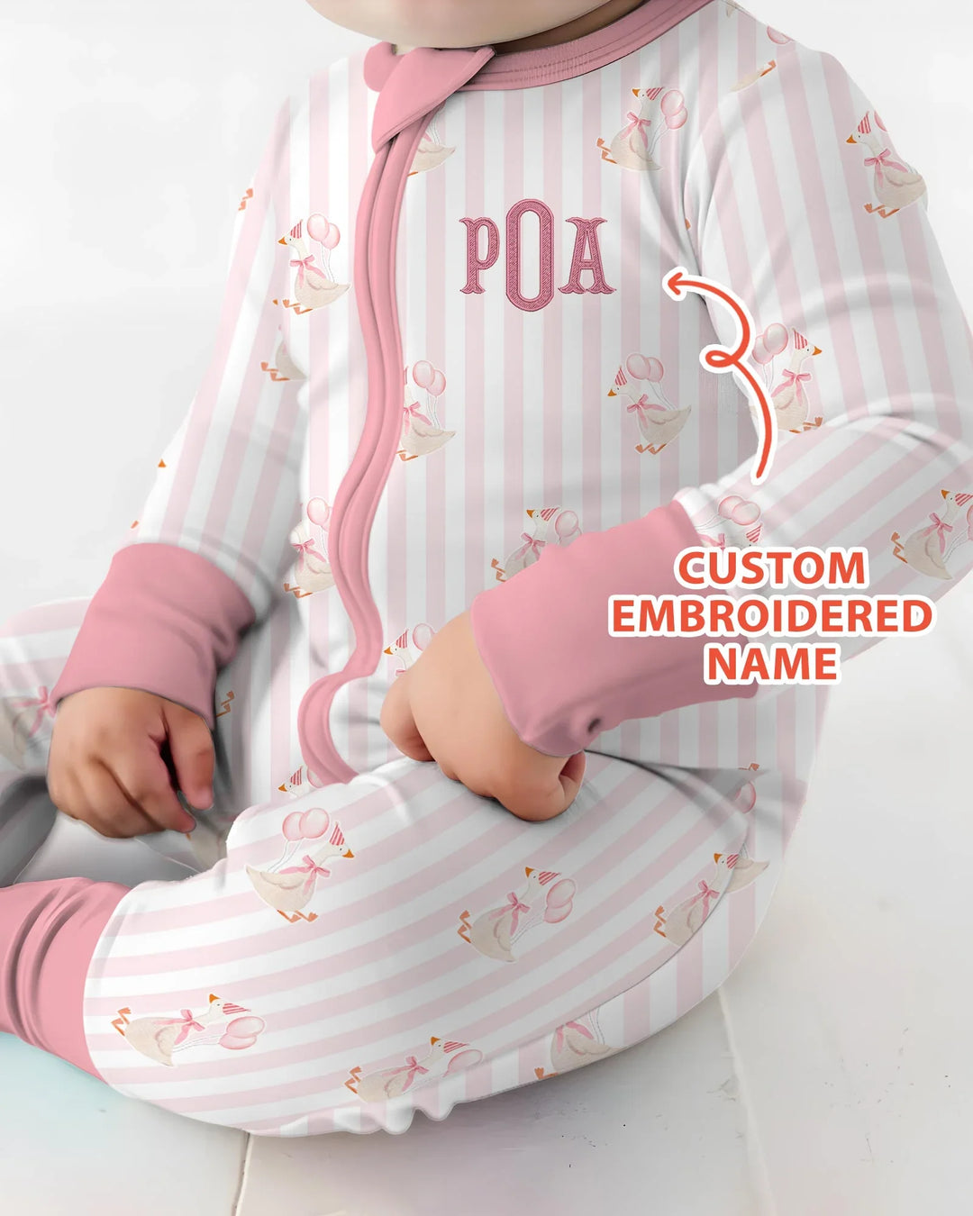 Gerippte Babykleidung mit individuellem Foto - Weich &amp; Skizzenhaft