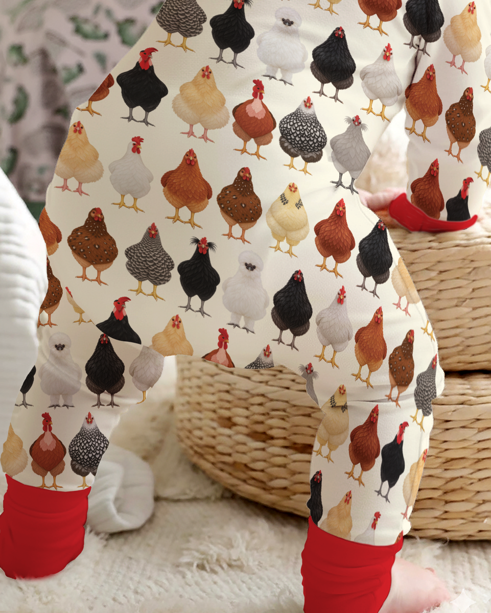 Cluckin' Cute Bamboo Convertible Zippy