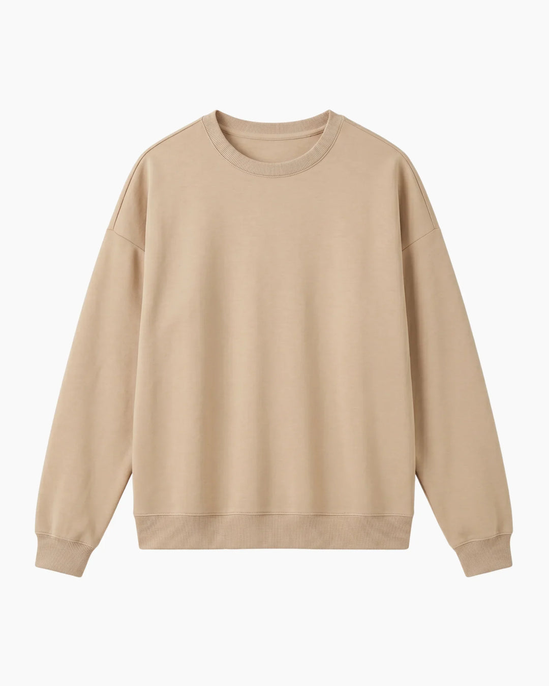 Solid Color Bamboo Adult Crewneck Sweatshirt