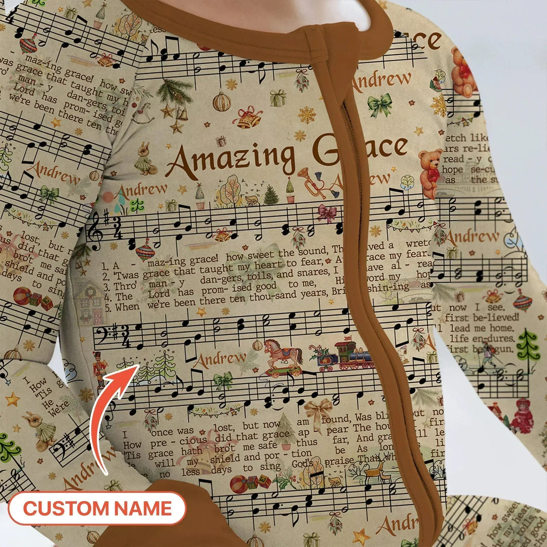 Amazing Grace Custom Name Convertible Zippy , Amazing Grace Custom Name Convertible Zippy - 0-3M