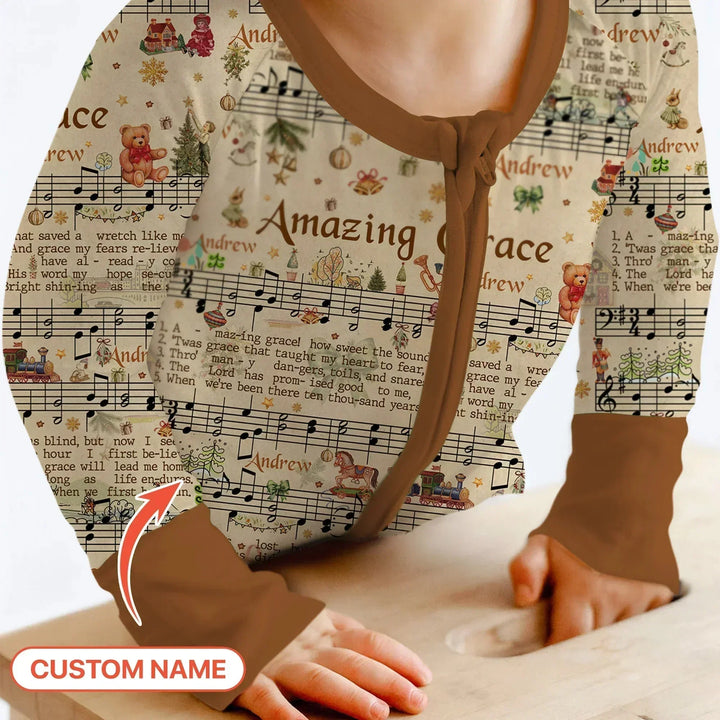 Amazing Grace Custom Name Convertible Zippy , Amazing Grace Custom Name Convertible Zippy - 0-3M