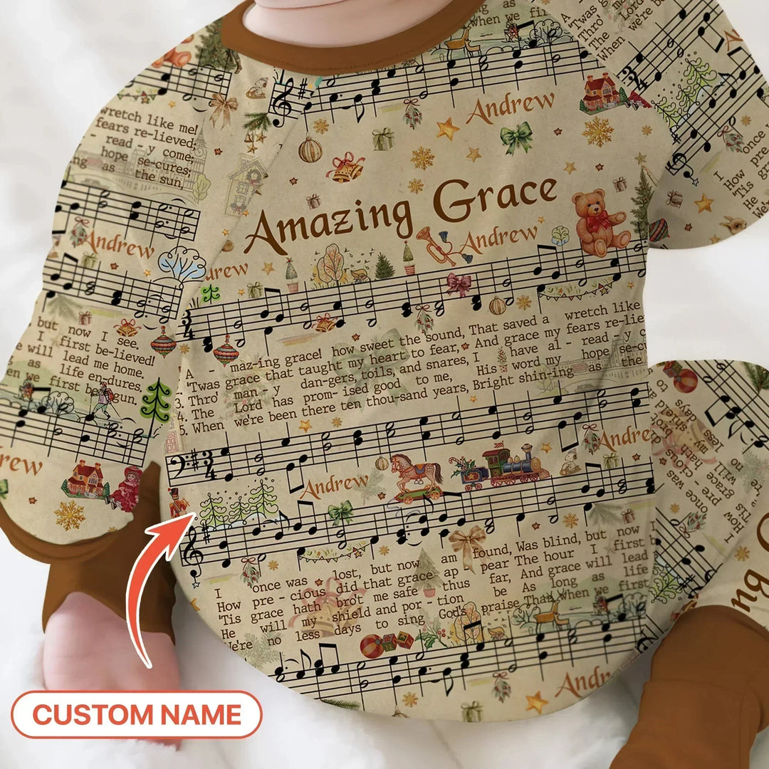 Amazing Grace Custom Name Convertible Zippy , Amazing Grace Custom Name Convertible Zippy - 0-3M