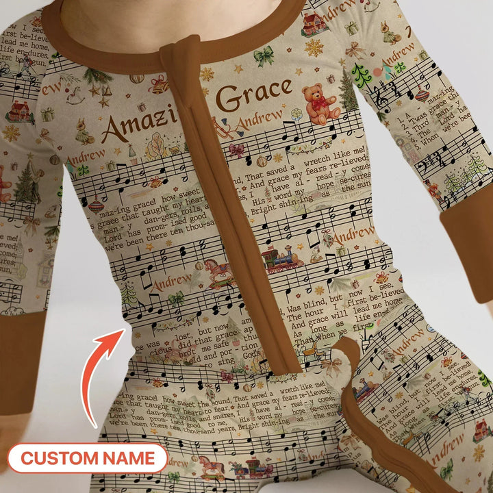 Amazing Grace Custom Name Convertible Zippy , Amazing Grace Custom Name Convertible Zippy - 0-3M