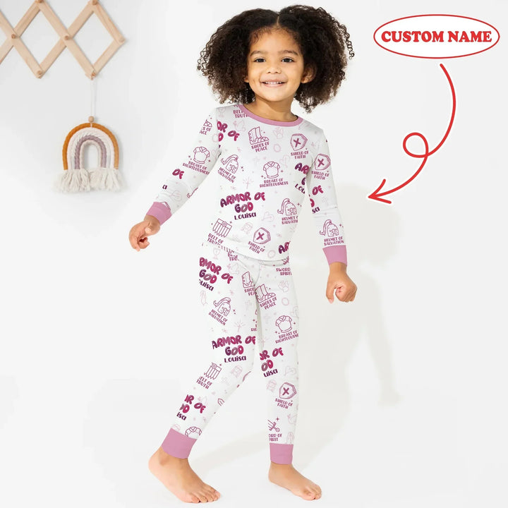 Armor of God Two Piece Long Sleeve Pajama Set , Armor of God Two Piece Long Sleeve Pajama Set - 12-18M