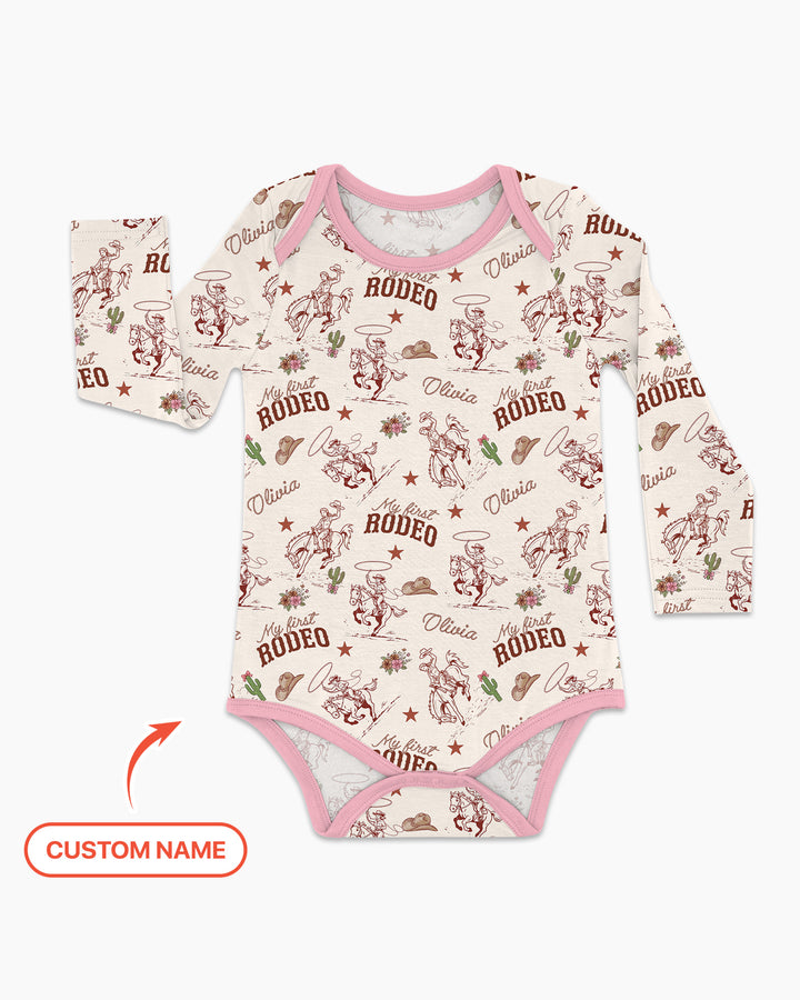 Gerippte Babykleidung mit individuellem Foto - Weich &amp; Skizzenhaft
