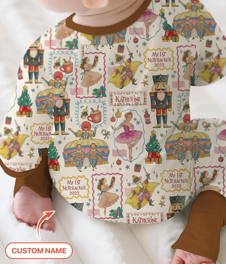 Gerippte Babykleidung mit individuellem Foto - Weich &amp; Skizzenhaft