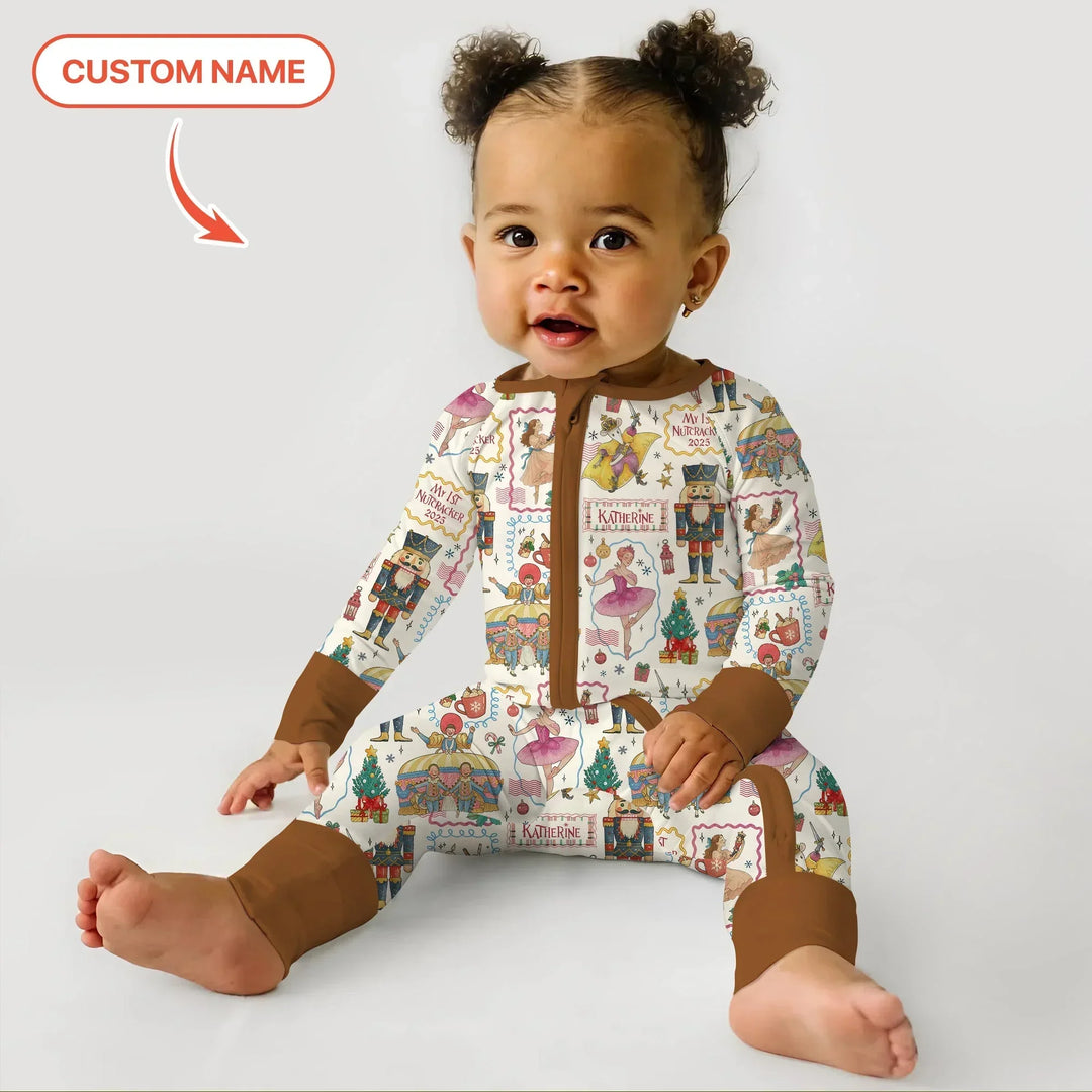 Gerippte Babykleidung mit individuellem Foto - Weich &amp; Skizzenhaft