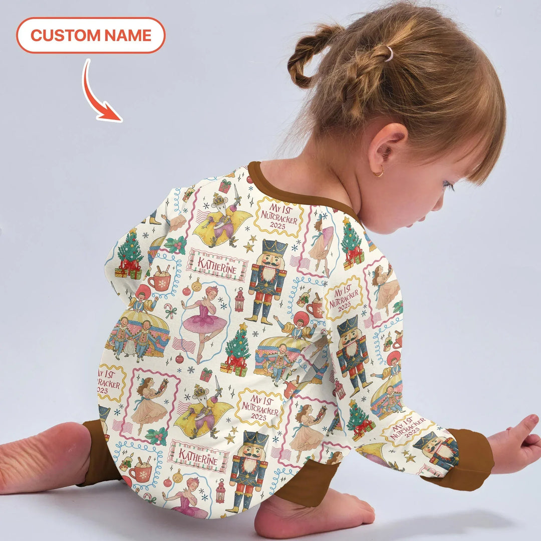 Gerippte Babykleidung mit individuellem Foto - Weich &amp; Skizzenhaft