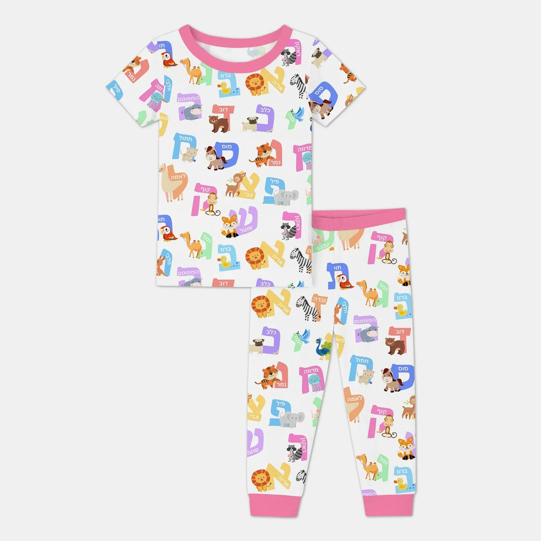 Zweiteiliges, kurzärmliges Pyjama-Set mit Marienkäfern
