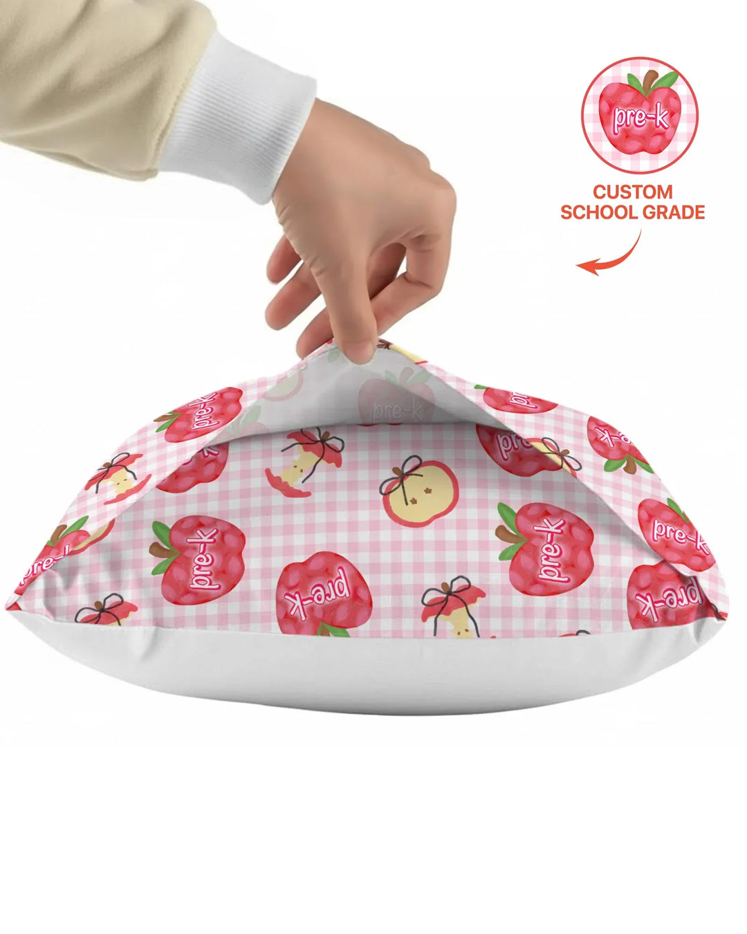 Custom School Grade Apple Days Bamboo Pillow Case