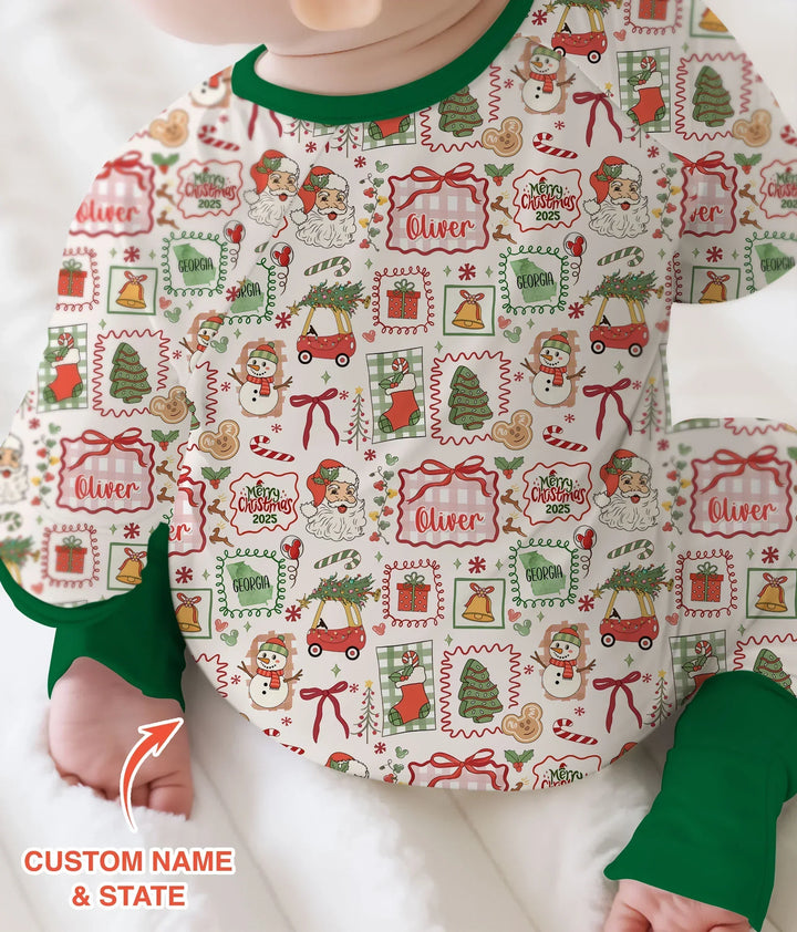 The Little Retro Dreamer Merry Christmas 2025 Convertible Zippy , The Little Retro Dreamer Merry Christmas 2025 Convertible Zippy - 0-3M