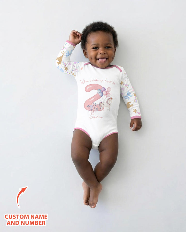 Gerippte Babykleidung mit individuellem Foto - Weich &amp; Skizzenhaft