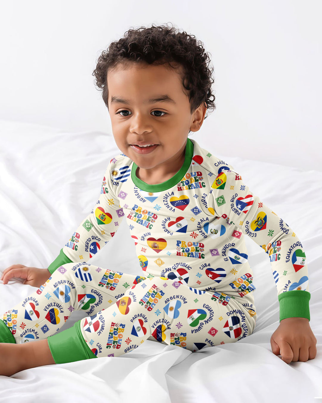 Proud To Be Hispanic Bamboo Two Piece Long Sleeve Pajama Set