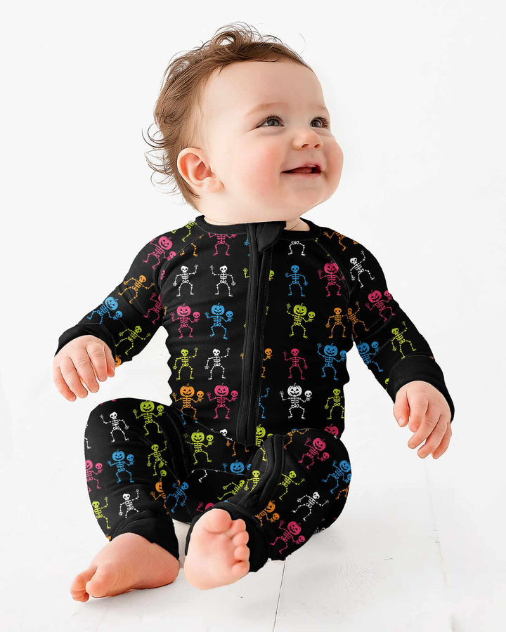 Halloween Dancing Skeleton Bamboo Convertible Zippy