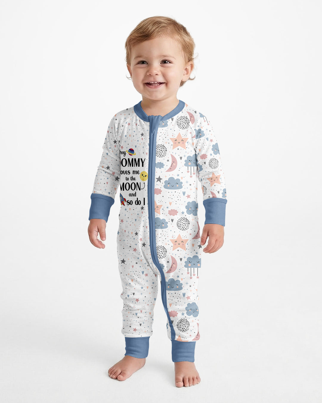 My Mommy Loves Me To The Moon And So Do I Bamboo Convertible Zippy