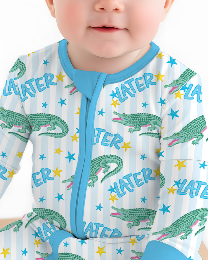 Later Gator After A While Crocodile Bamboo Convertible Zippy