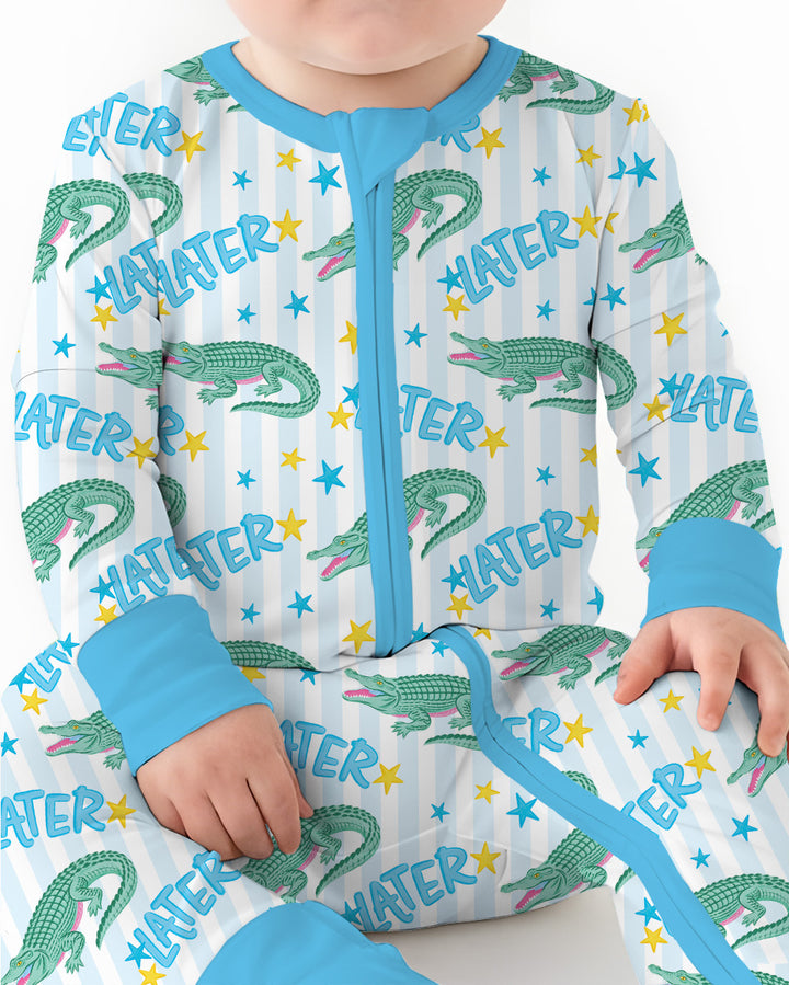 Later Gator After A While Crocodile Bamboo Convertible Zippy