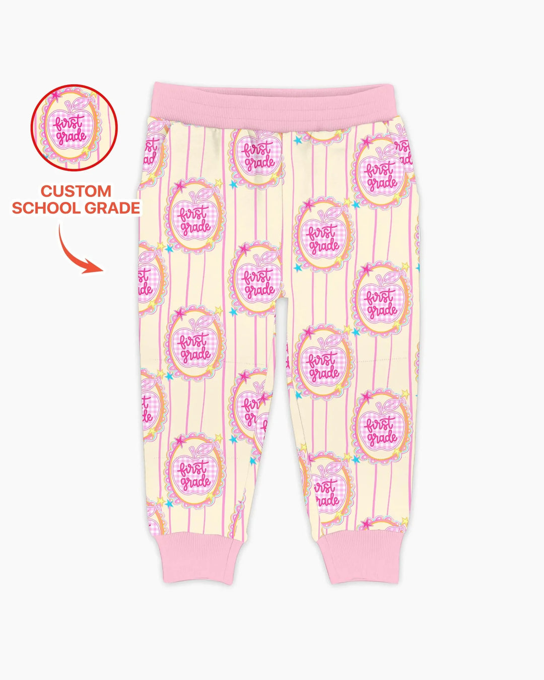Custom Grade School Sweetie Bamboo Jogger
