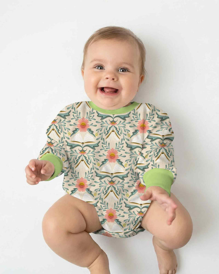 Gerippte Babykleidung mit individuellem Foto - Weich &amp; Skizzenhaft