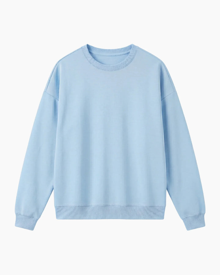 Solid Color Bamboo Adult Crewneck Sweatshirt