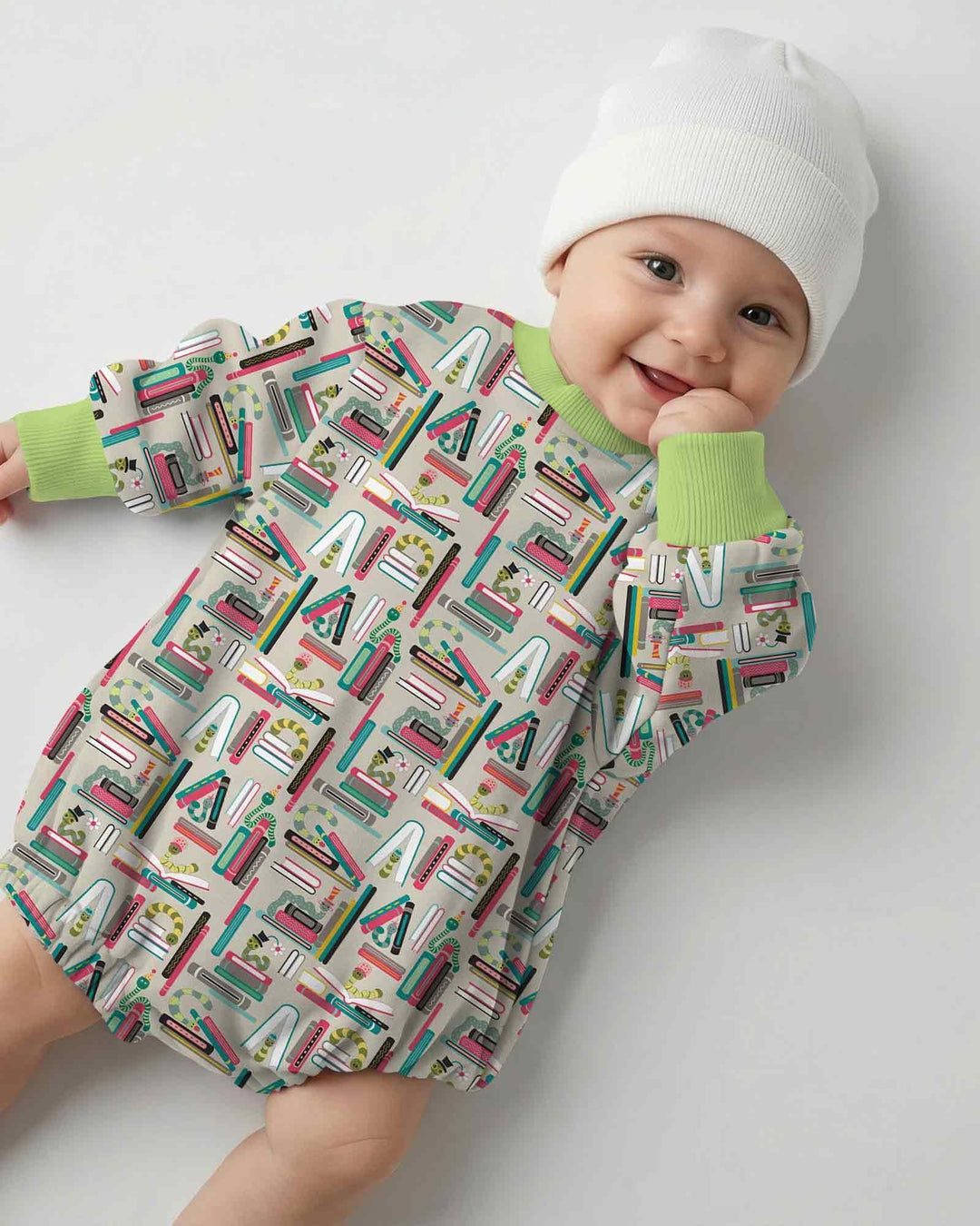 Bookworm Adventures Bamboo Bubble Romper