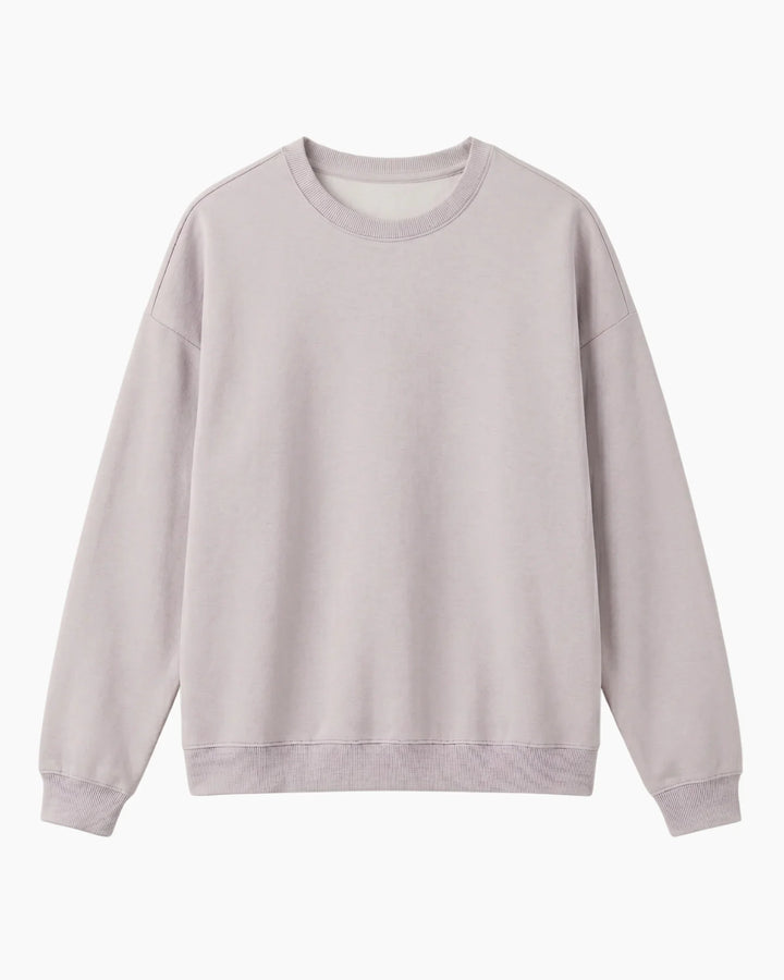 Solid Color Bamboo Adult Crewneck Sweatshirt