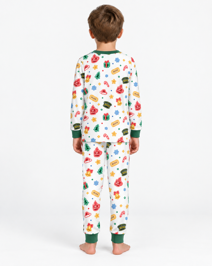 Christmas Spirit Express Bamboo Two Piece Long Sleeve Pajama Set