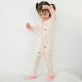 Best-Selling Convertible Zippered Rompers for Girl , Best-Selling Convertible Zippered Rompers for Girl - Pink Sleepy Farm Animals / Newborn
