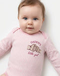 Embroidered Daddy's Little Bamboo Bodysuit