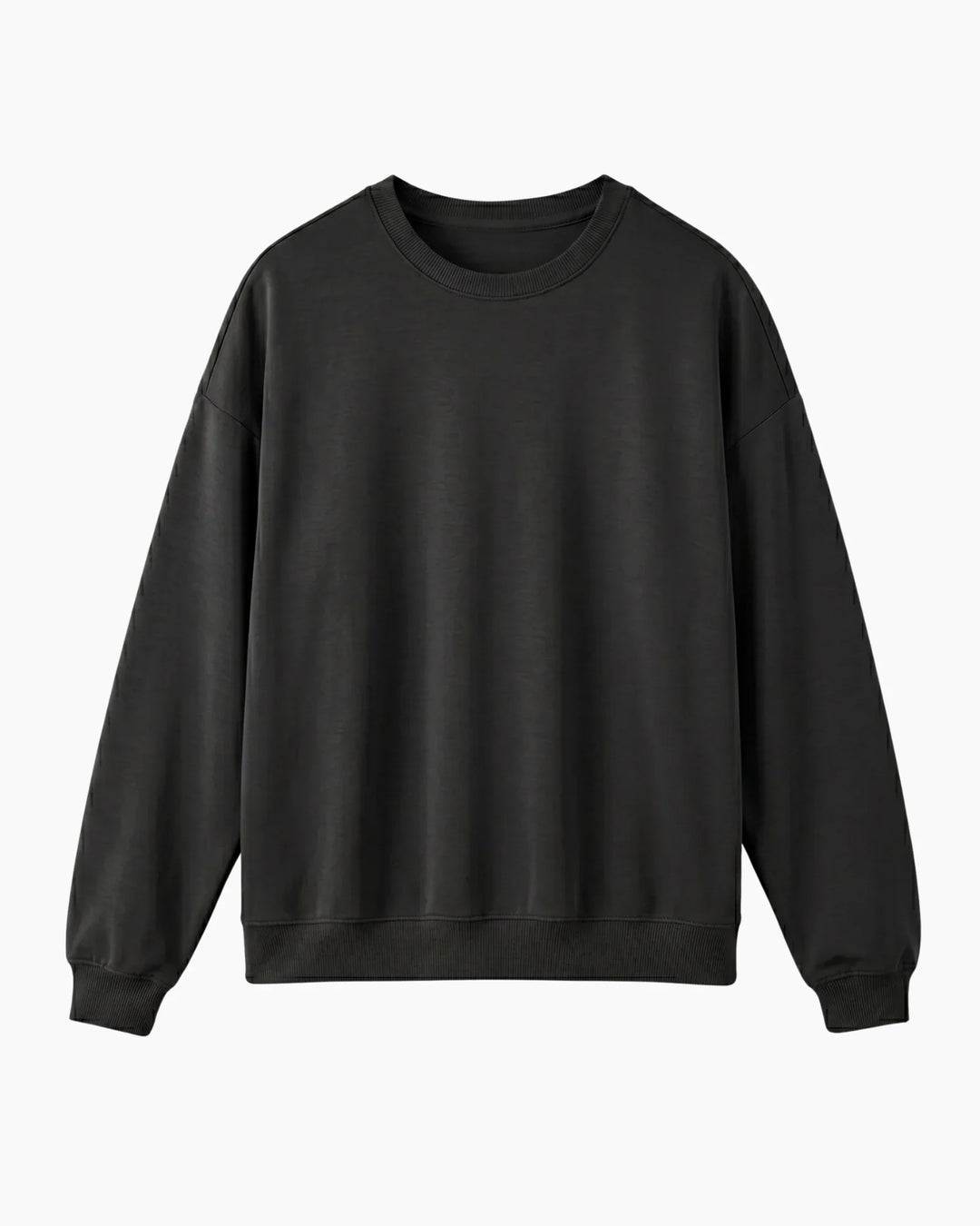 Solid Color Bamboo Adult Crewneck Sweatshirt