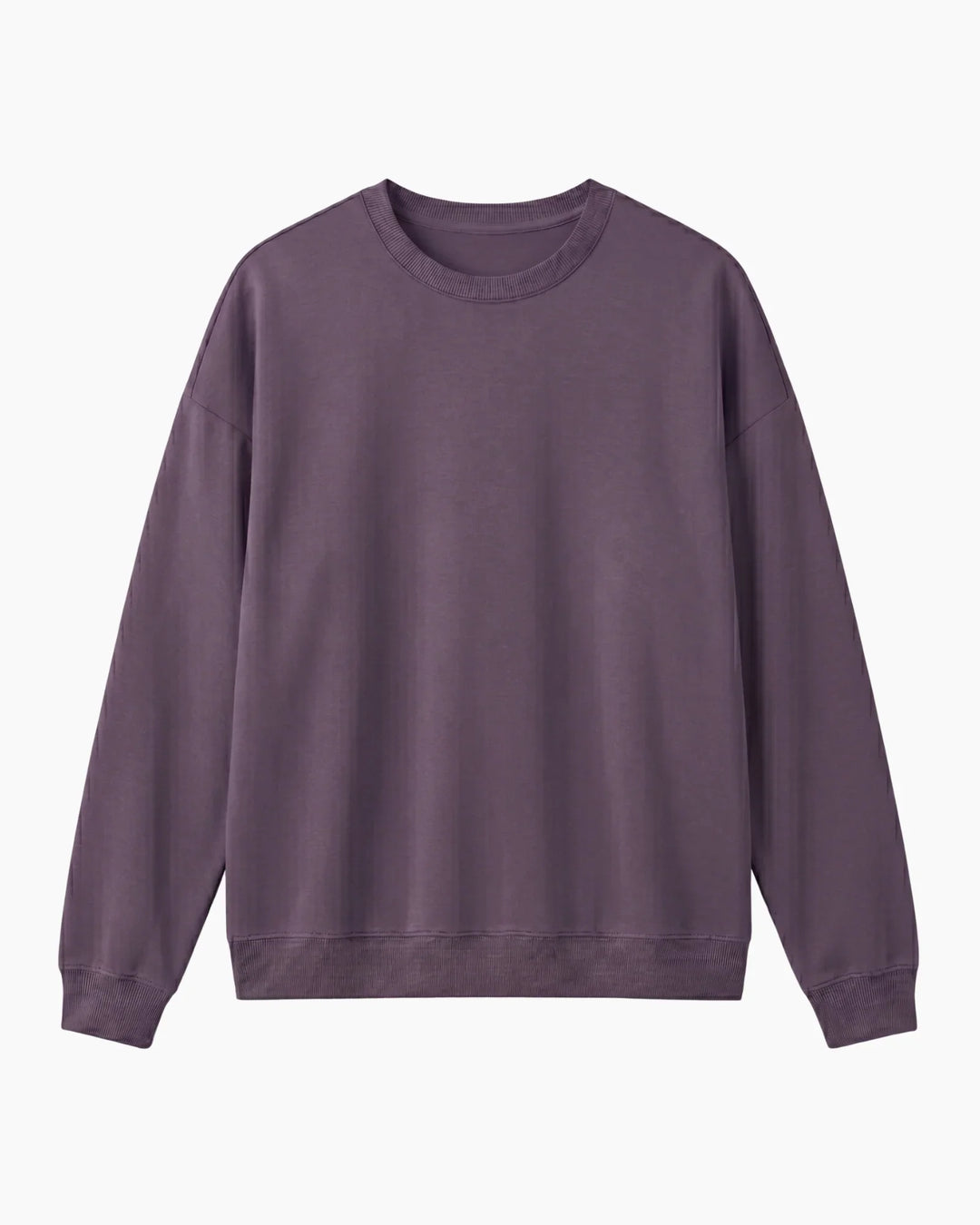 Solid Color Bamboo Adult Crewneck Sweatshirt