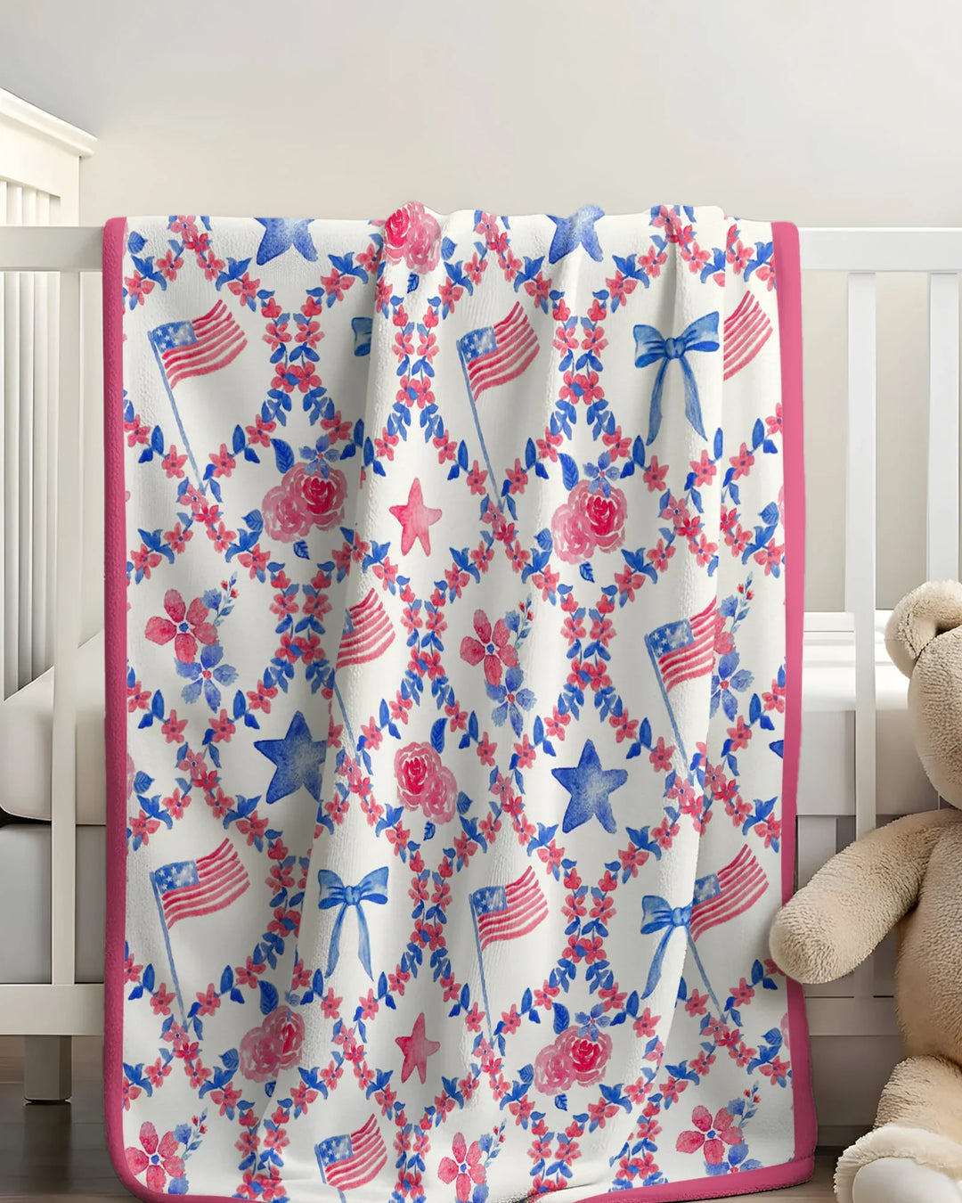 Americana Bloom Blanket