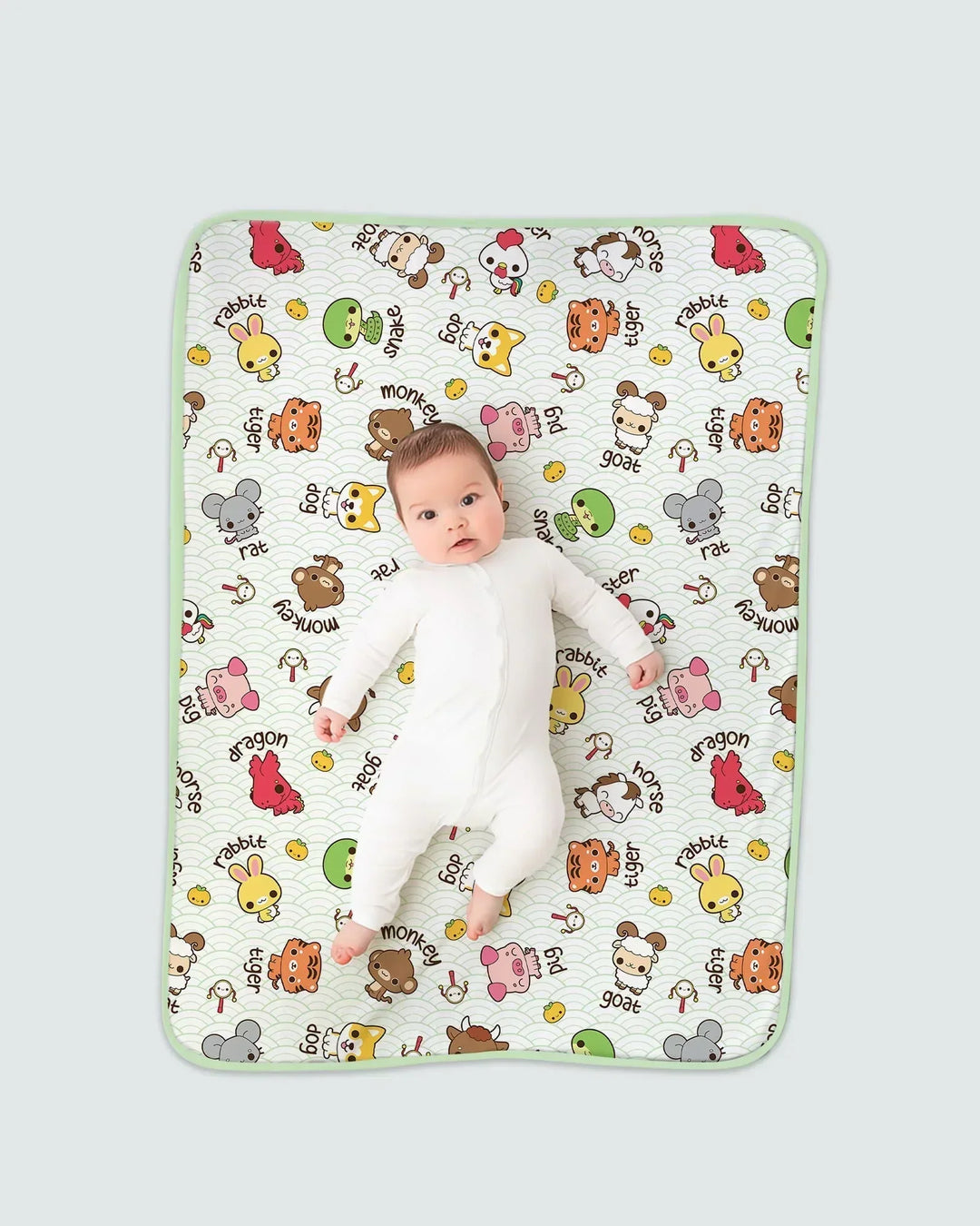 Kawaii Zodiac Bamboo Blanket
