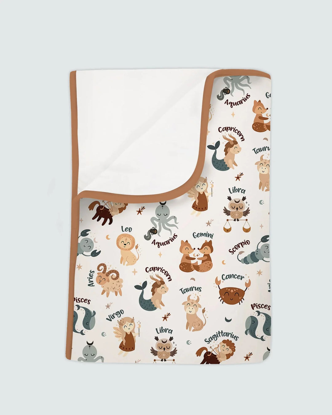 Cute Kids Horoscope Bamboo Blanket